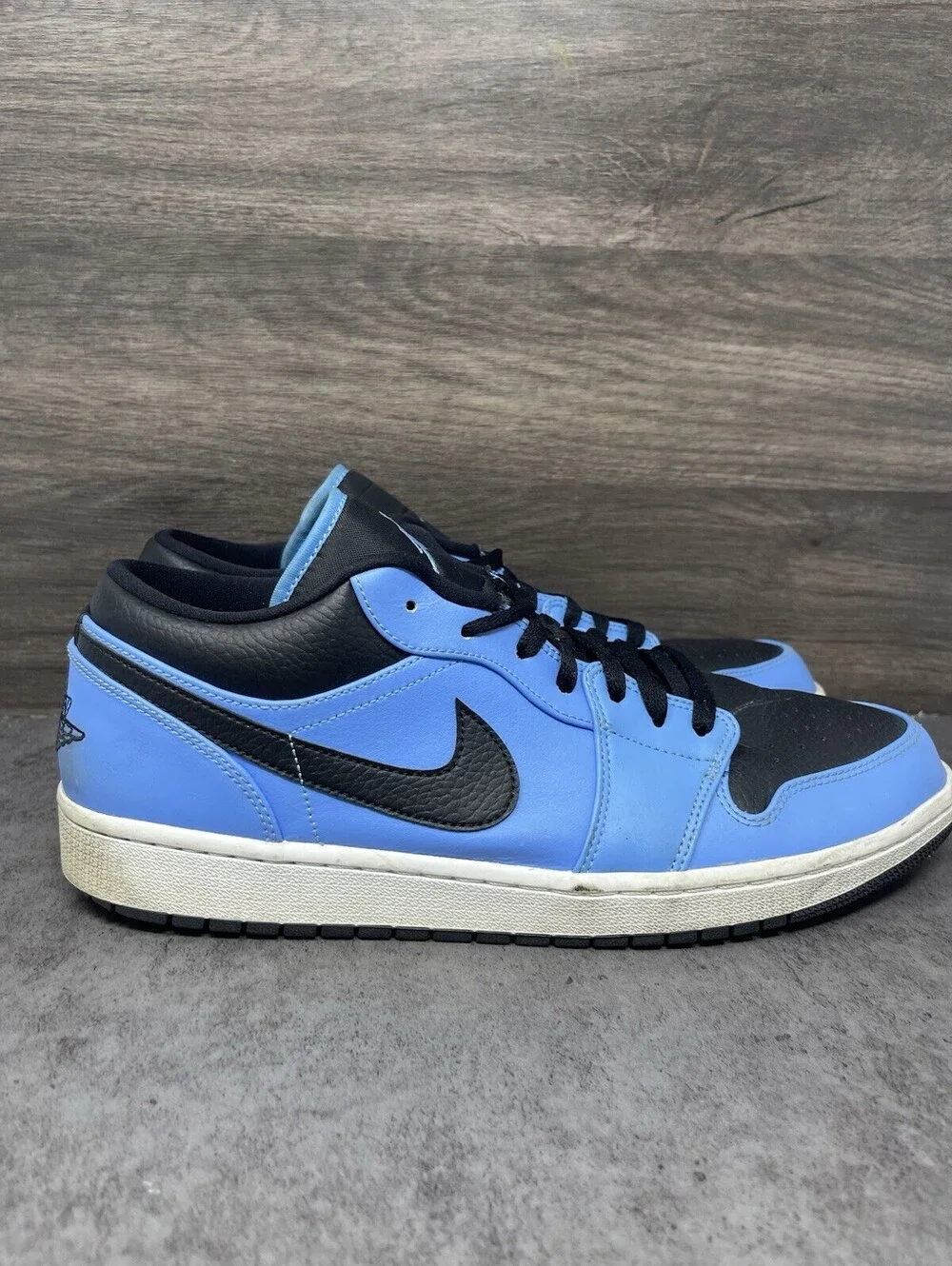 Air Jordan 1 Low University Blue Size 13 Mens Basketball Shoes 553558-403